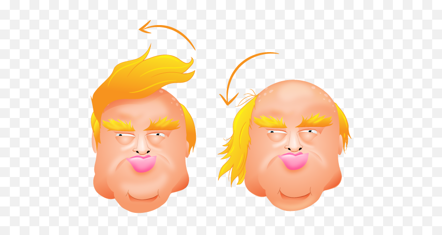 I Created Some Donald Trump Emojis - Trump Emojis,Trump Clipart