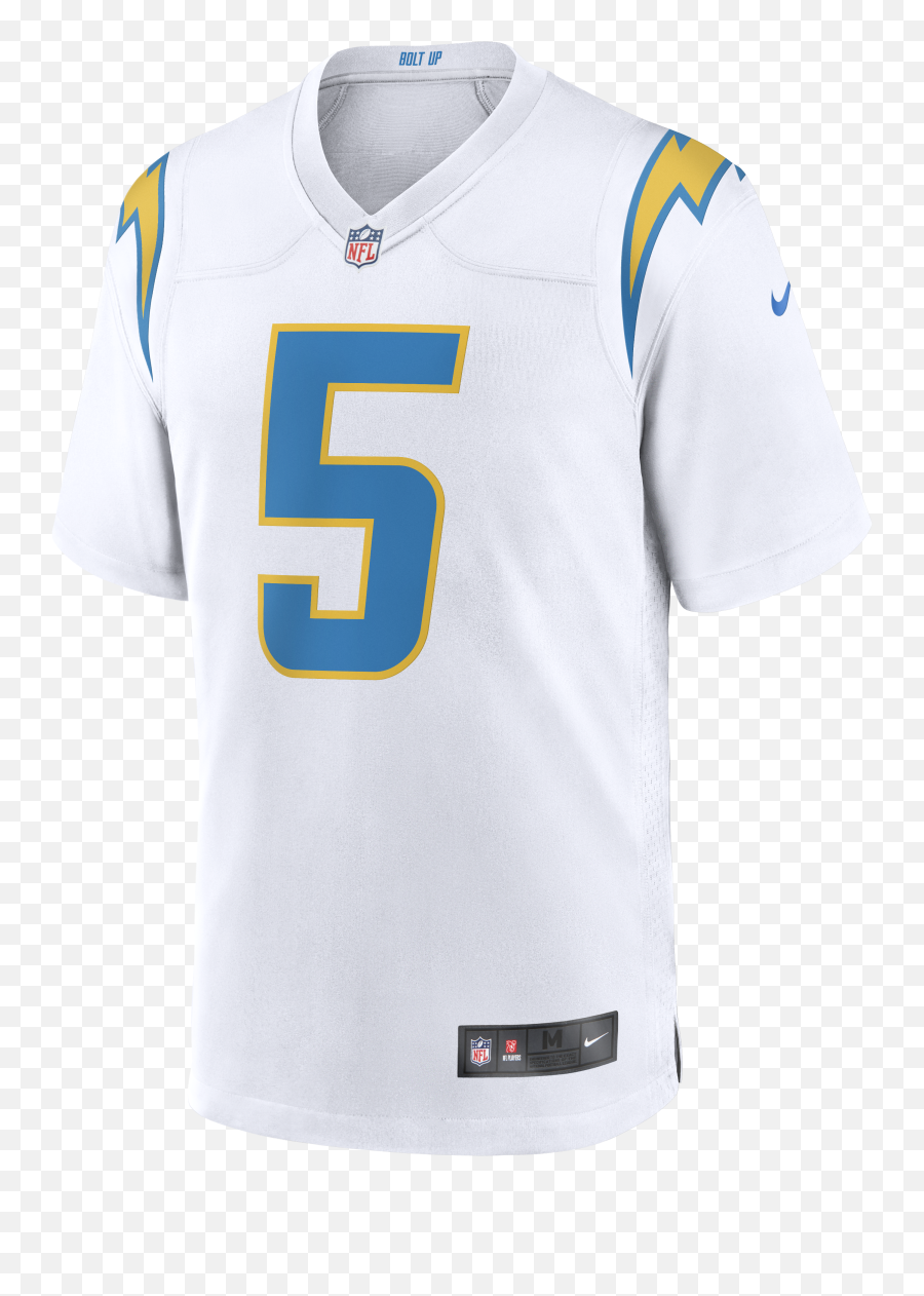 Los Angeles Chargers Nike Game Road Jersey - White Tyrod Taylor Youth Language Emoji,Los Angeles Chargers Logo
