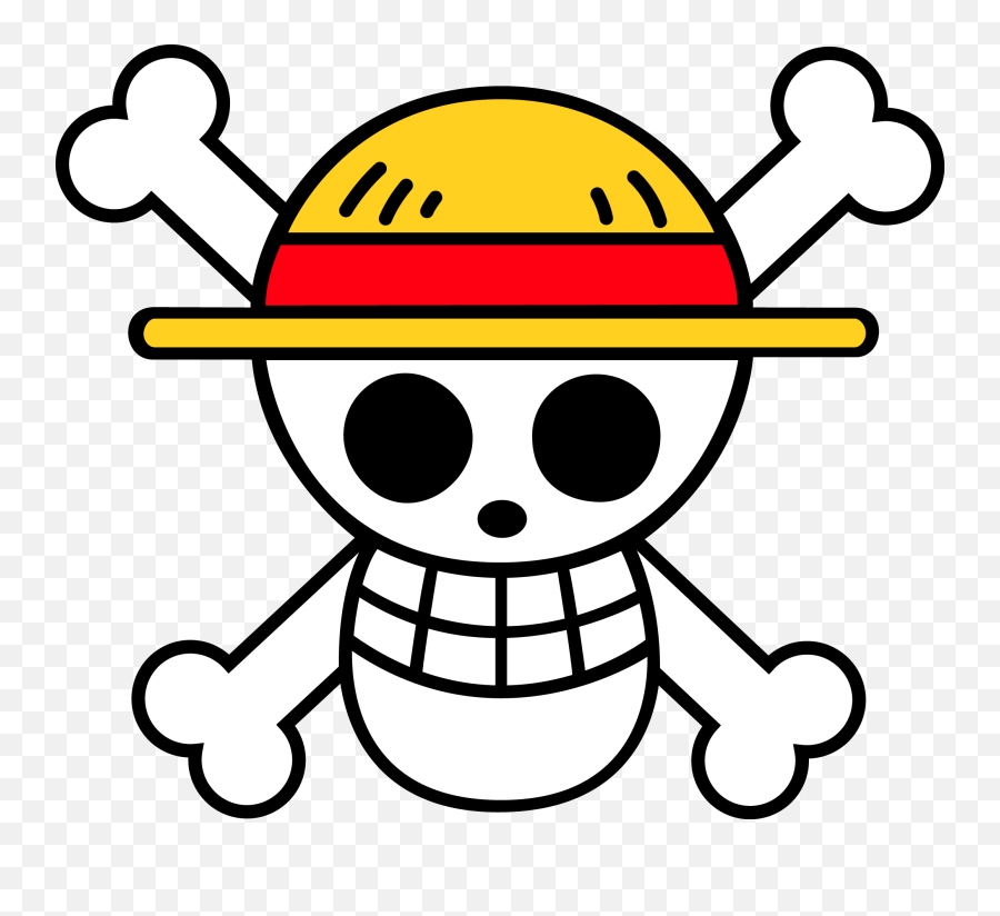 Bendera Kartun Bajak Laut - Logo One Piece Vector Emoji,One Piece Logo