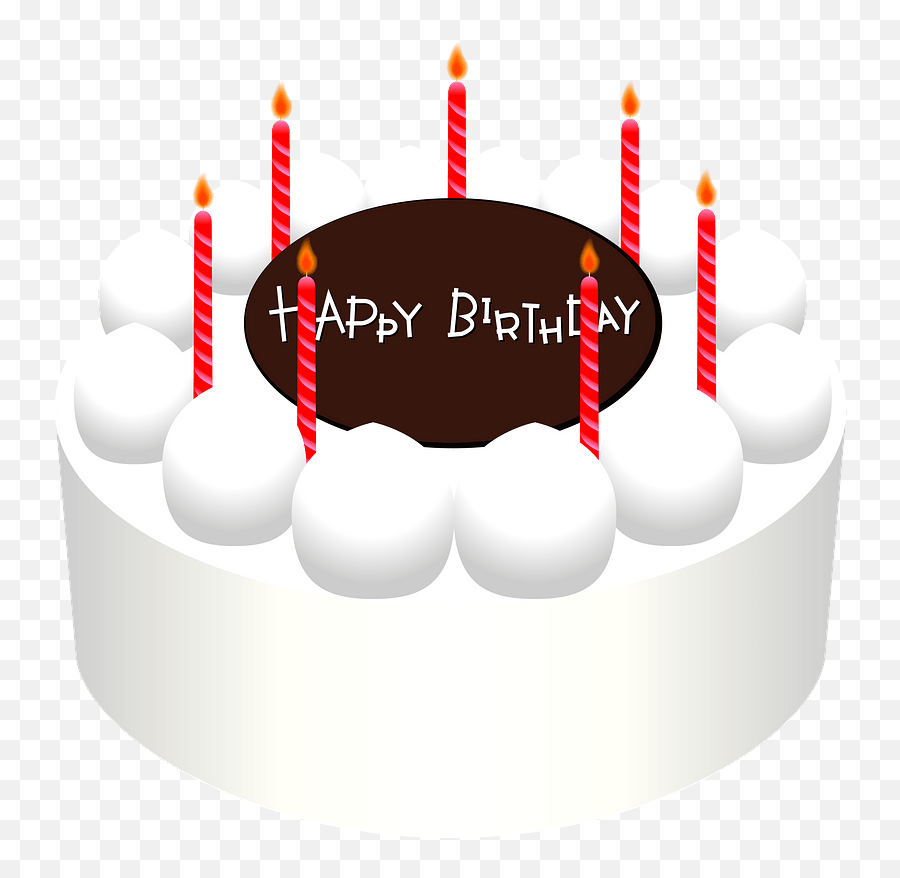 Birthday Cake With Candles Clipart Free Download - Cake Decorating Supply Emoji,Candles Clipart