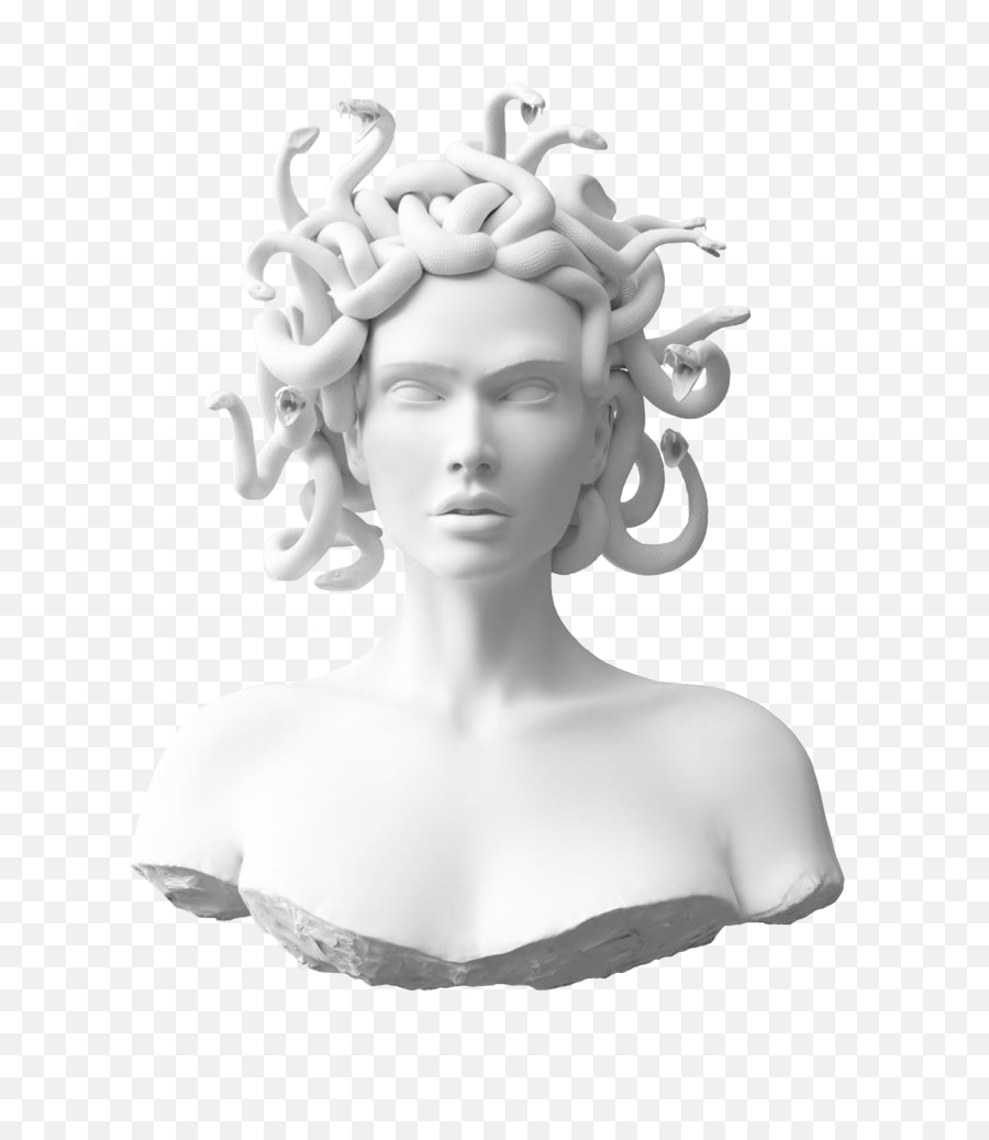 History Of The Logo Versace - Medusa Statue Png Emoji,Versace Logo Png