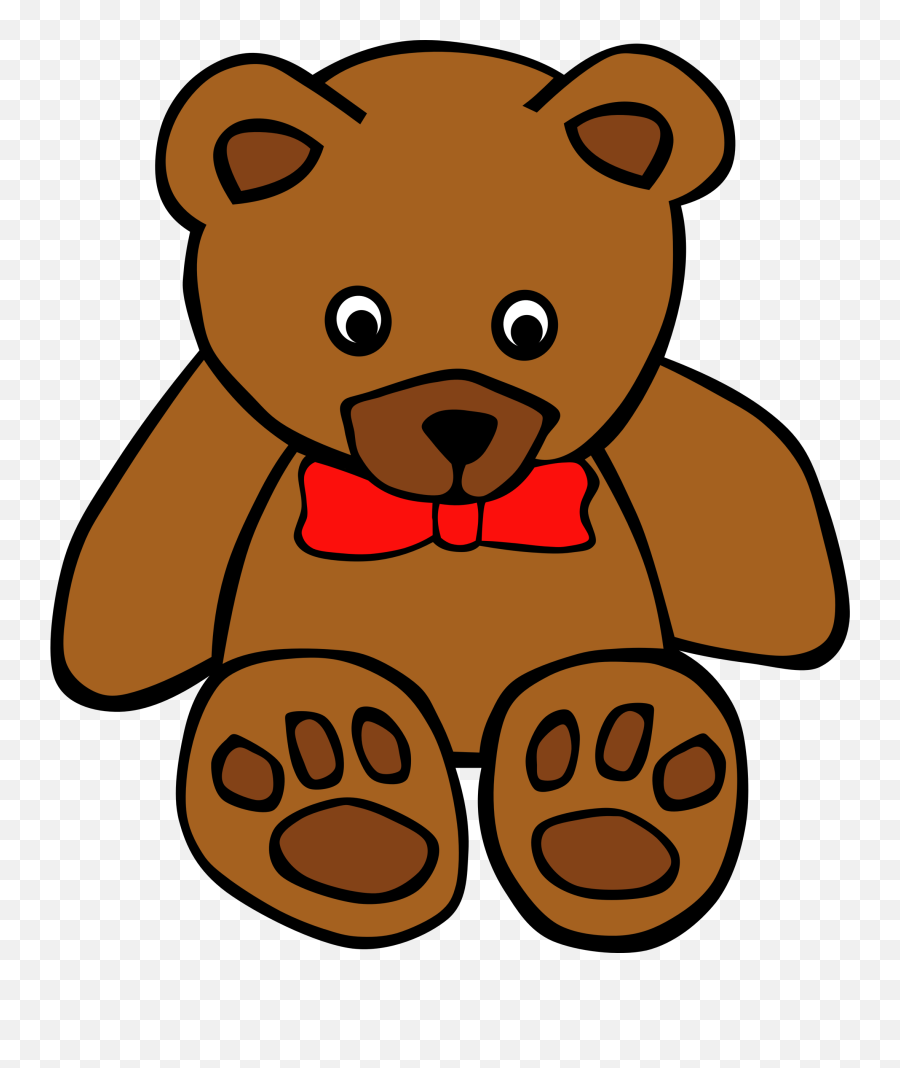 Teddy Bear Clipart Free Clipart Images - Clipart Teddy Bear Emoji,Teddy Bear Clipart