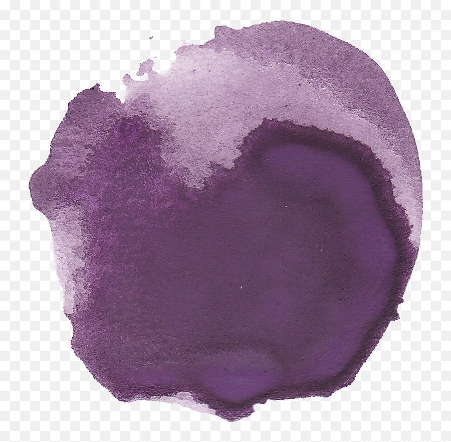 6 Purple Watercolor Circle Emoji,Purple Circle Png