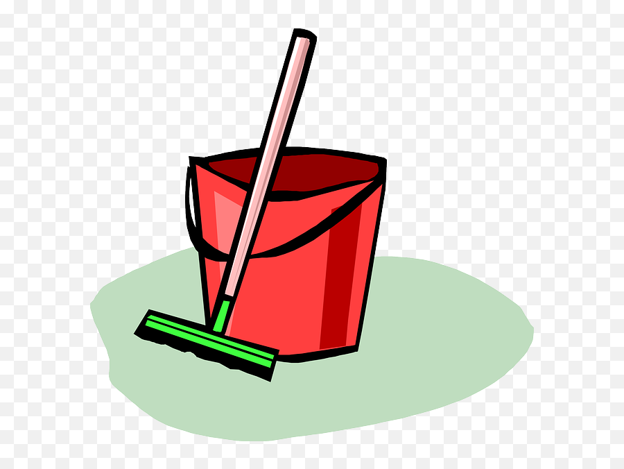 Cleaning Up Broom Bucket - Implementos De Aseo Animados Emoji,Cleaning Png