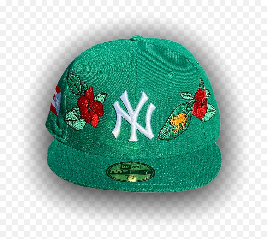 Green Nuyorrican Ny Yankees Official Newera Fitted - New Era Emoji,Ny Yankees Logo