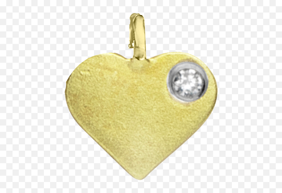 Yellow Gold Heart With Bezel Emoji,Gold Hearts Png