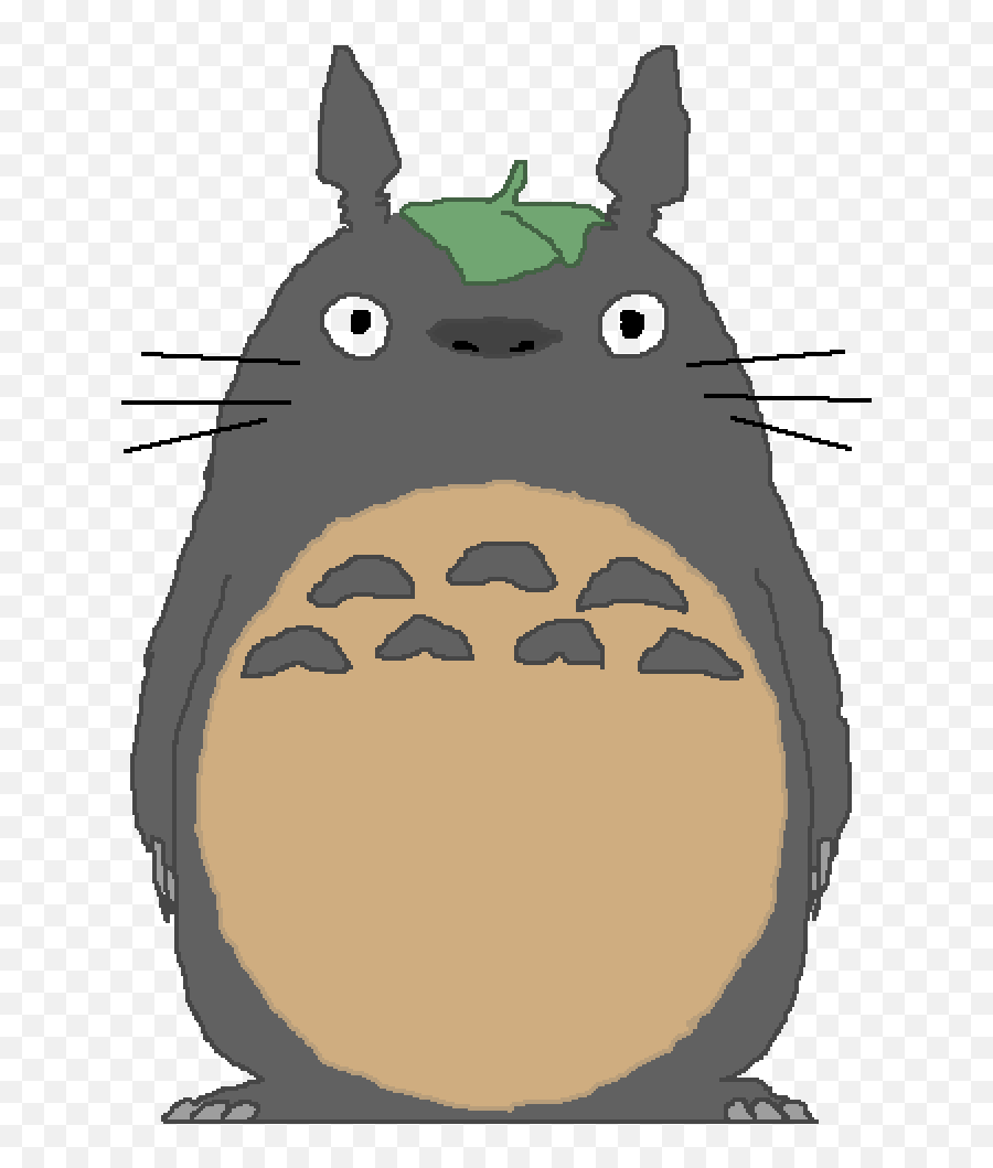Studio Ghibli - Totoro Leaf Hd Png Download Original Size Fictional Character Emoji,Studio Ghibli Logo