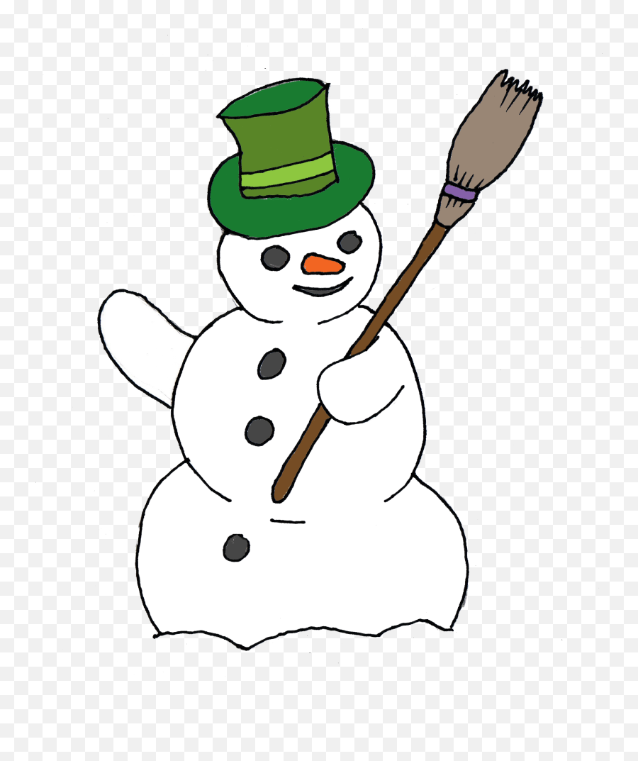 Snowman Black And White Snowflakes Snowflake Clipart Black - Simple Snowman Png Emoji,Snowflake Clipart Black And White