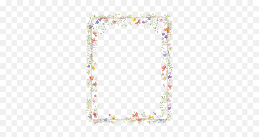 Flowers Corner Frame Transparent Png - Stickpng Emoji,Corner Frame Png