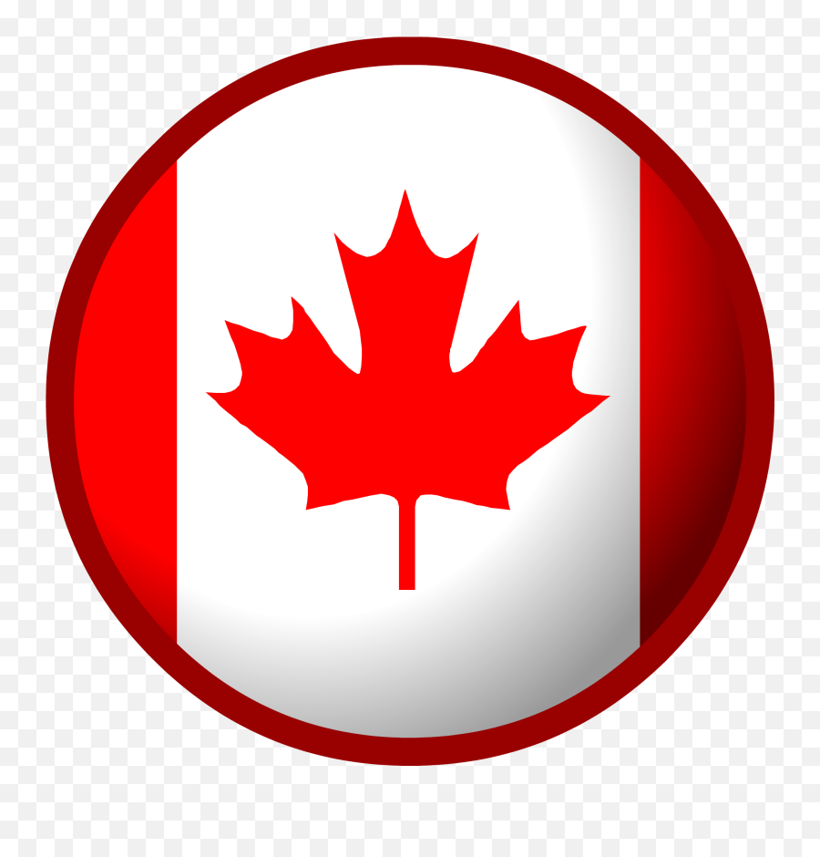 French Canadian Flag - Canada Flag Circle Png Clipart Full The Georgia Straight Emoji,Red Circle Png