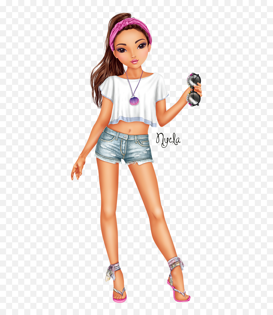 Sophie Hrát Si Zrcadlo Top Model Png - Jean Shorts Emoji,Model Png