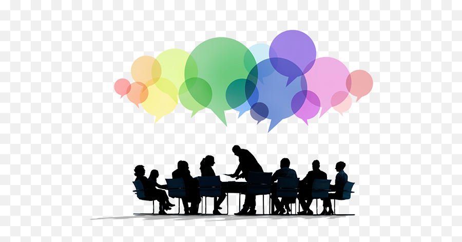 Panel Discussion Clipart Png Image With - Discussion Clipart Transparent Background Emoji,Discussion Clipart