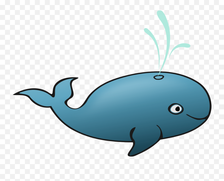Blue Whale Rooweb Clipart - Wikiclipart Fish Emoji,Whale Clipart