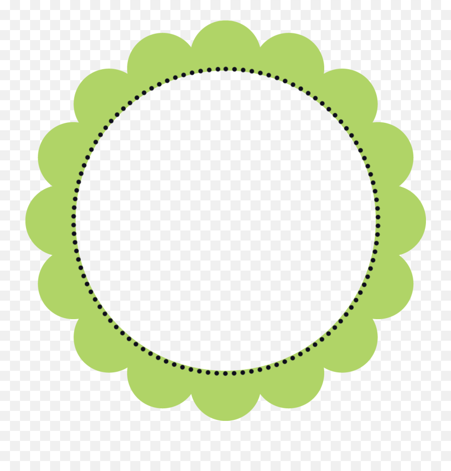 Cute Circle Clipart Kid - Clipartix Cute Green Circle Background Emoji,Circle Logo