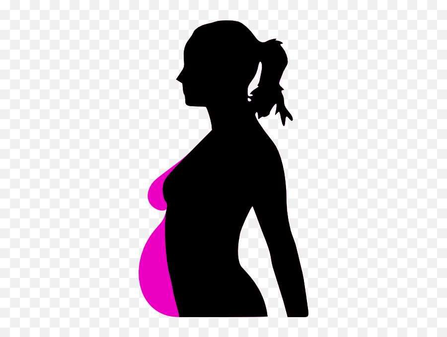 Pregnancy Silhouette 6 Clip Art At - Animation Of Pregnant Women Emoji,Pregnant Clipart