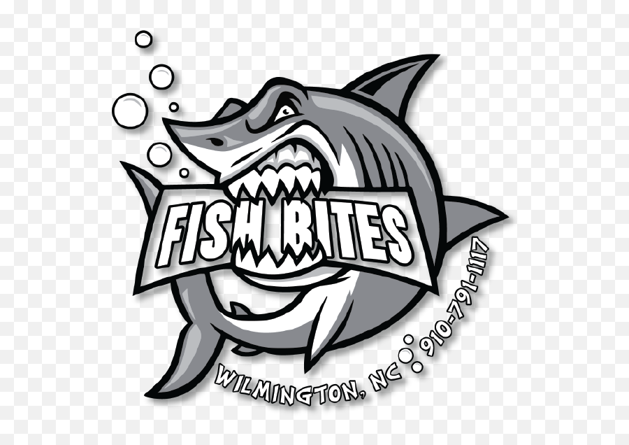 Fish Bites New Logo - Shark Bite A Blank Sign Emoji,Fish Logos