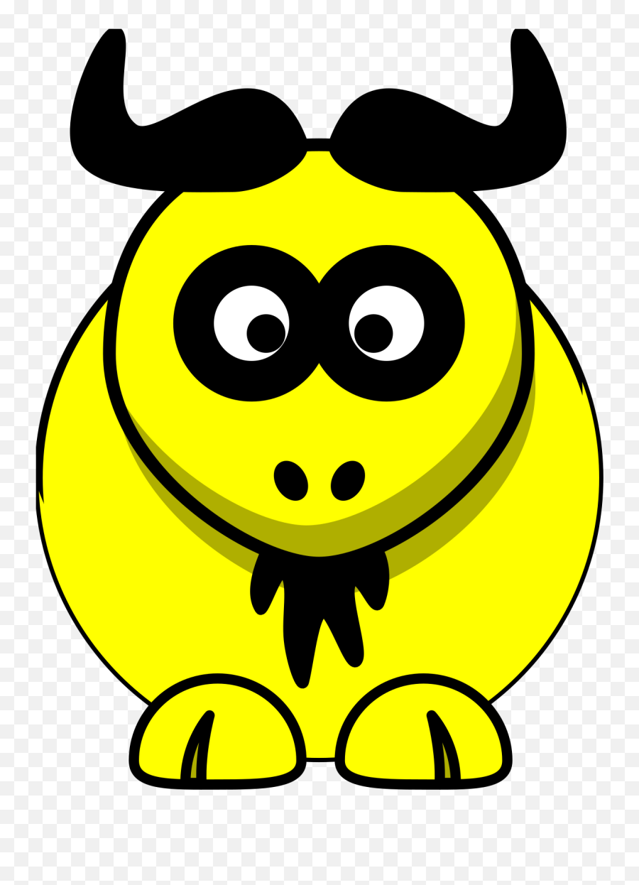 Yellow Ox Svg Vector Yellow Ox Clip Art - Svg Clipart Goat Face Png Clipart Emoji,Ox Clipart