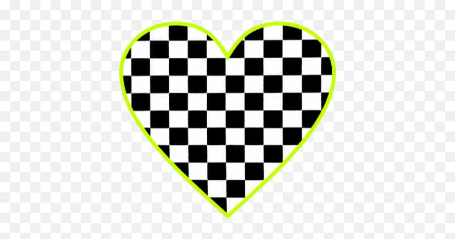 Heart Checkard Goth Gothic - Racing Flag Bunting Png Vans Vault Cb Slip Emoji,Racing Flag Clipart