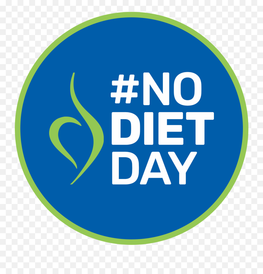 No Diet Day National Eating Disorders Association - National No Diet Day Emoji,Blue Circle Png