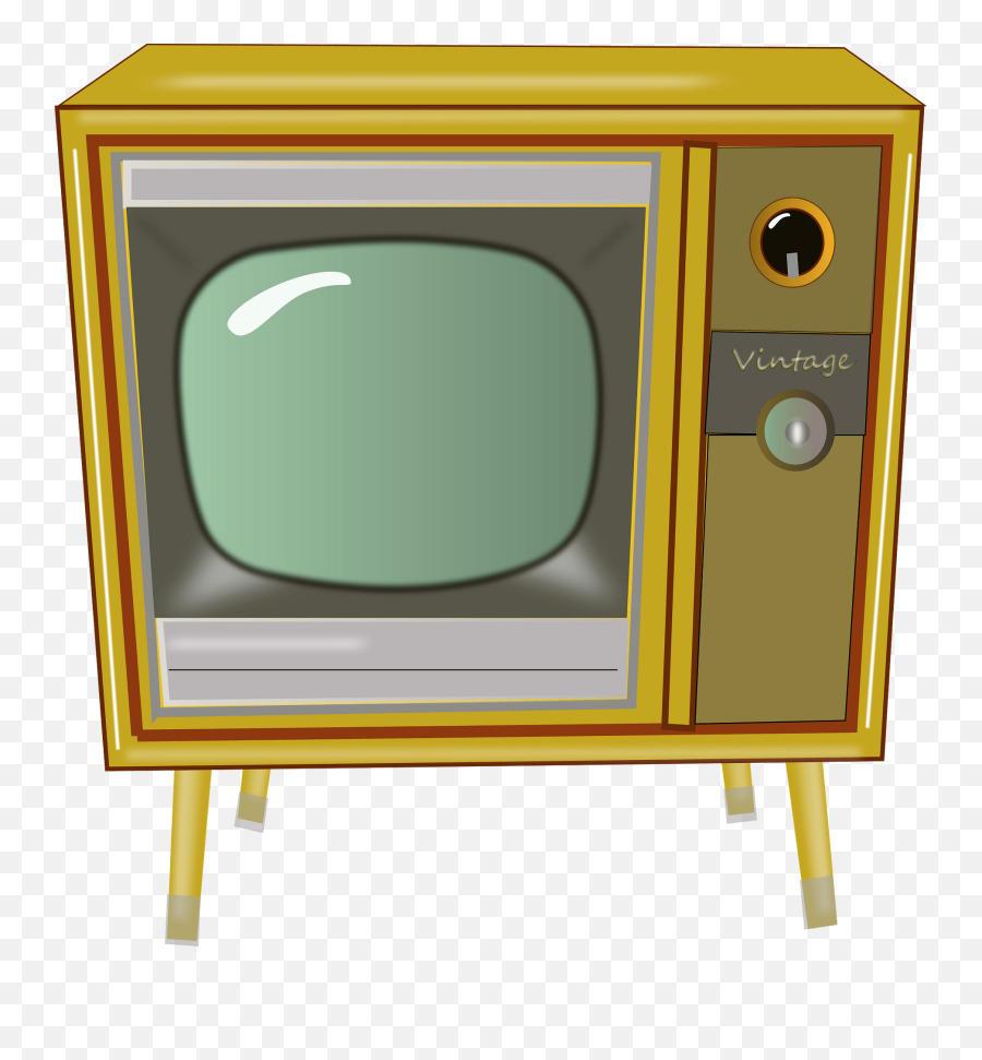 Tv Clip Art Clipart Image 5 - Clipart Old Console Tv Emoji,Clipart Televisions