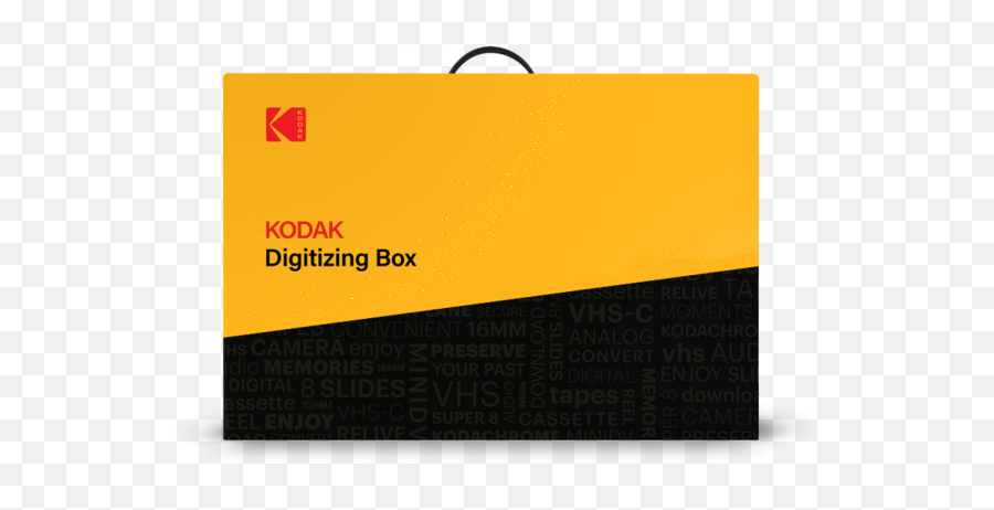 Vhs To Dvd Transfer Service Kodak Digitizing - Kodak Digitizing Box Emoji,Vhs Tape Png