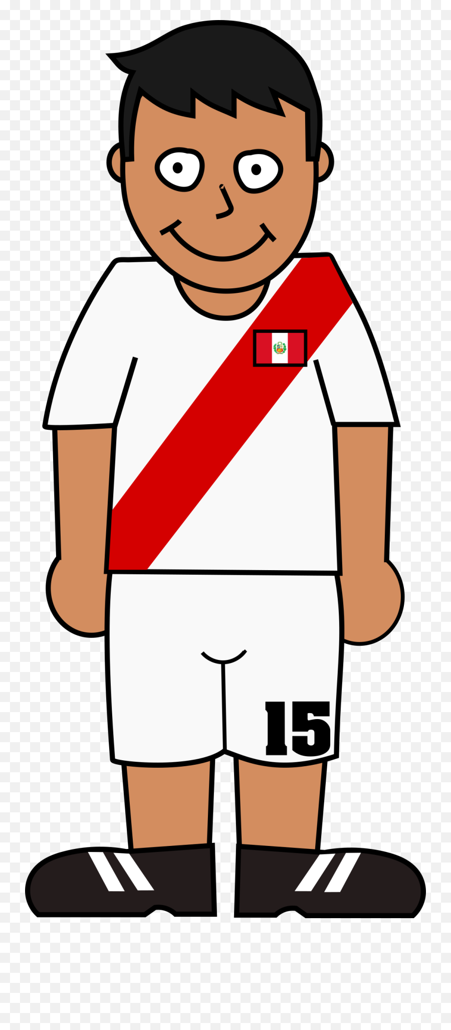 Football Player Peru - Football Player Emoji,Football Player Clipart