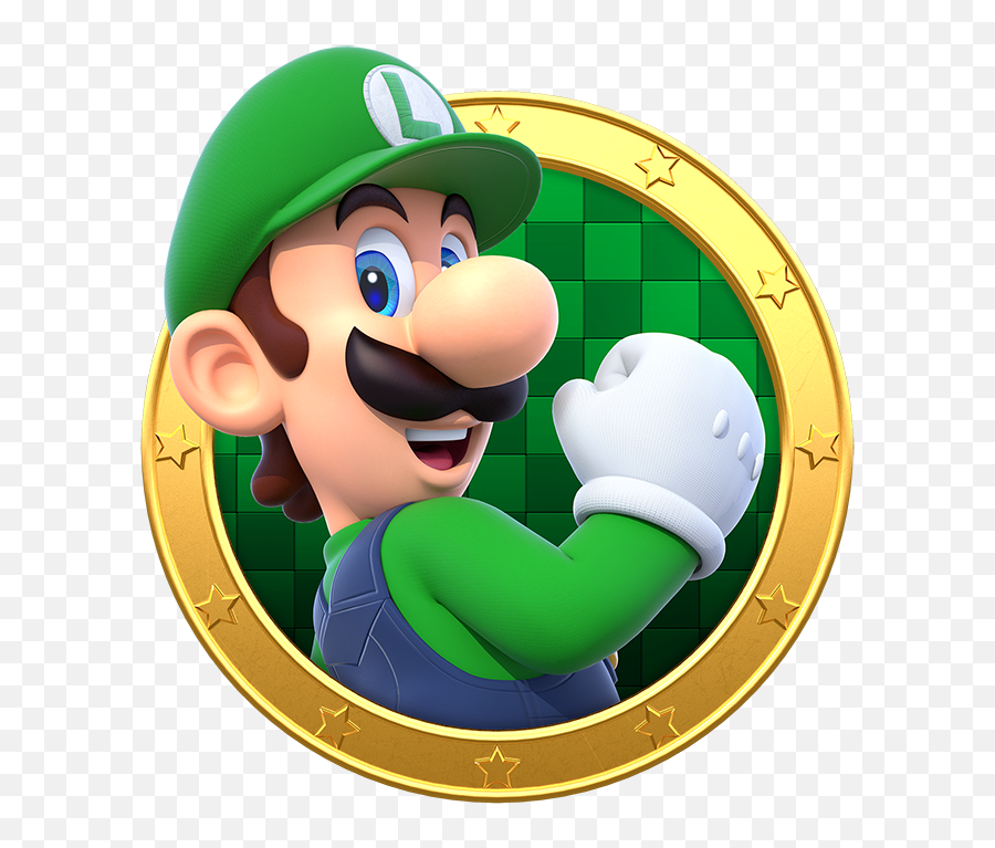 Luigi Amiibo - Super Mario Series Nintendo Accessory Emoji,Super Mario Party Logo