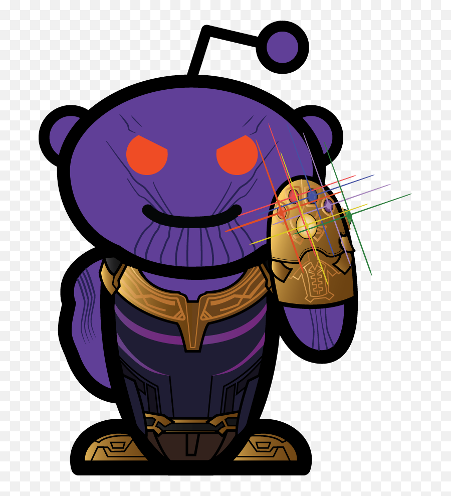 Download 1445 Views - Reddit Snoo Thanos Full Size Png Emoji,Reddit Png