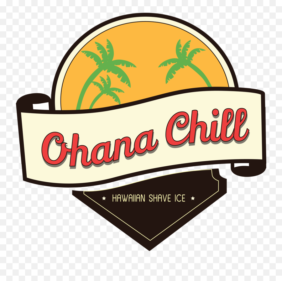 Colorful Bold Business Logo Design For Ohana Chill By Emoji,Chilled Logo
