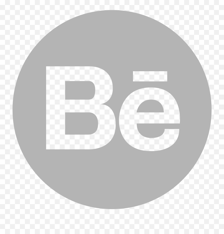Behance Logo Png - Logo Behance Png Youtube Icon Round Behance Emoji,Black Youtube Logo