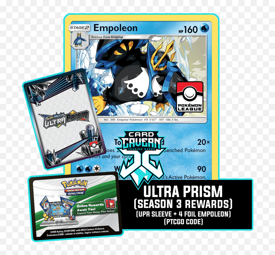 Ultra Prism Season 3 Ptcgo Code Emoji,Empoleon Png