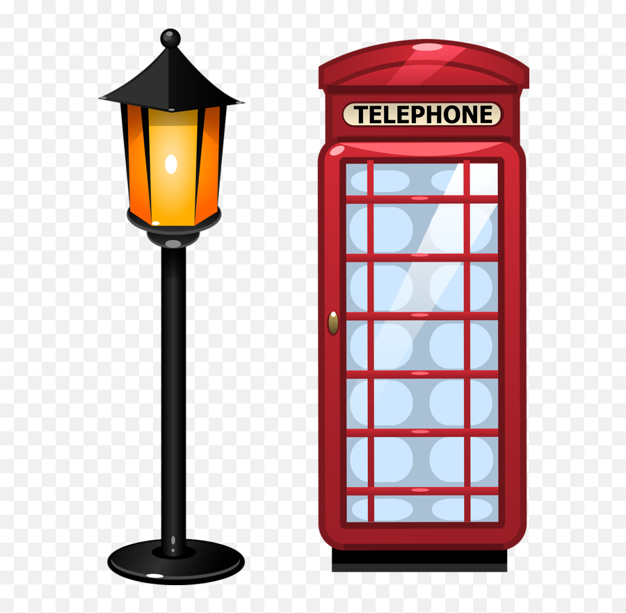 City Clipart High Street City High - Clipart London Phone Booth Emoji,Street Clipart
