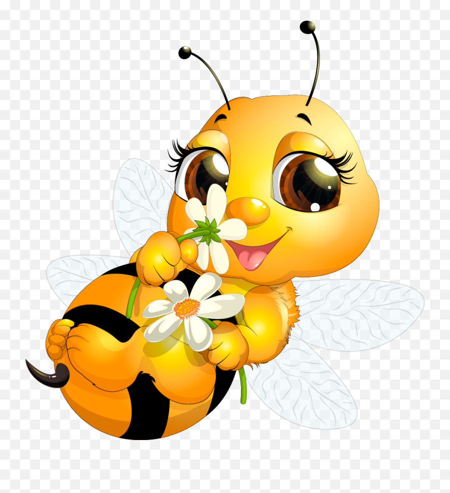 Queen Bee Clip Art - Cute Bee Png Download 12361068 Png Clipart Transparent Background Cartoon Bee Images Png Transparent Emoji,Honey Bee Clipart