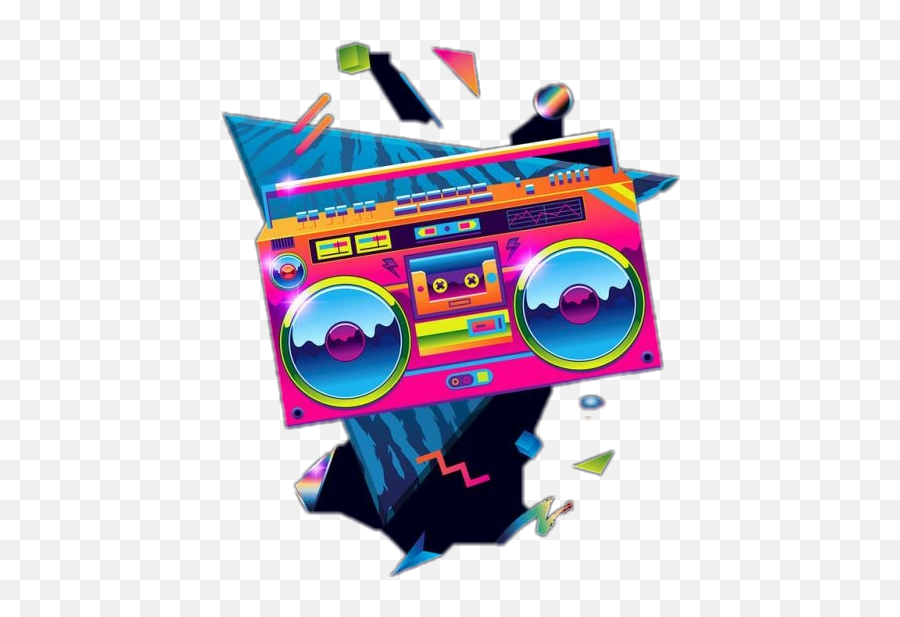 90s Boombox Png Transparent Png Image - 90s Boombox Png Emoji,90s Png