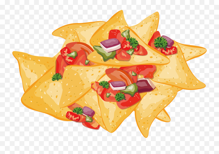 Totopo Nachos Junk Food Potato Chip - Transparent Background Nacho Clipart Emoji,Nachos Clipart