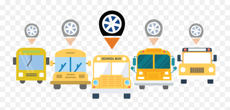 Transportation Clipart School Bus Transportation School Bus - Bus Tracking System Icon Png Emoji,School Bus Clipart
