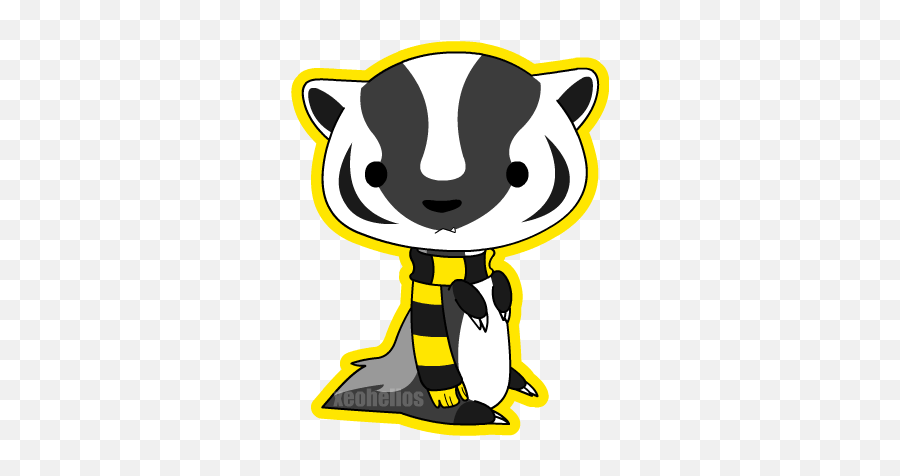Hufflepuff Badger By Xeohelios - Cute Hufflepuff Badger Badger Harry Potter Hufflepuff Emoji,Hufflepuff Png