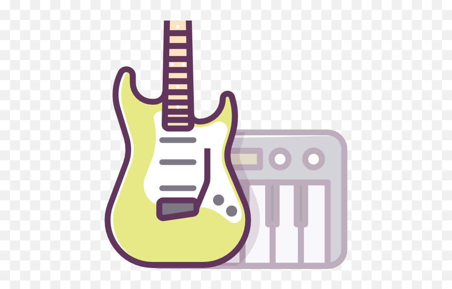Electric Guitar Piano Free Icon Of Device Vol6 Icons - Guitar And Piano Png Emoji,Guitarra Png