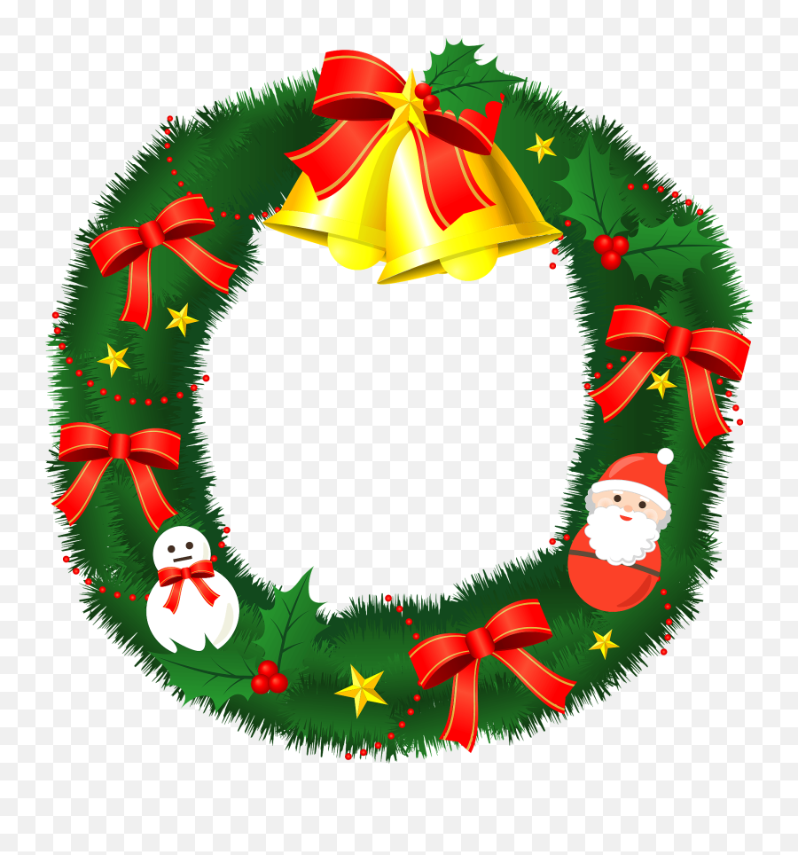 Christmas Wreath Clipart Free Download Transparent Png - For Holiday Emoji,Christmas Wreath Clipart