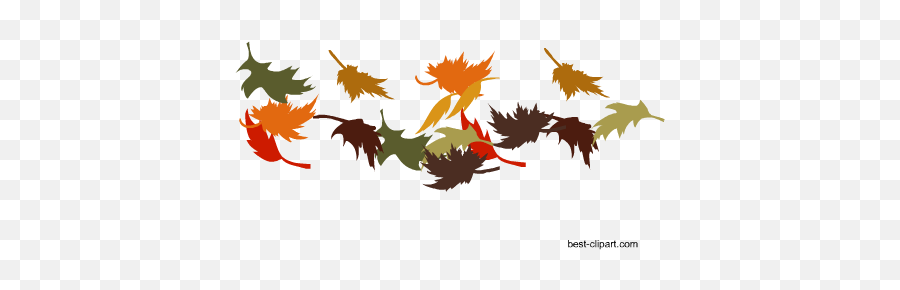 Free Fall Autumn Clip Artt - Transparent Leaves On The Ground Emoji,Ground Clipart