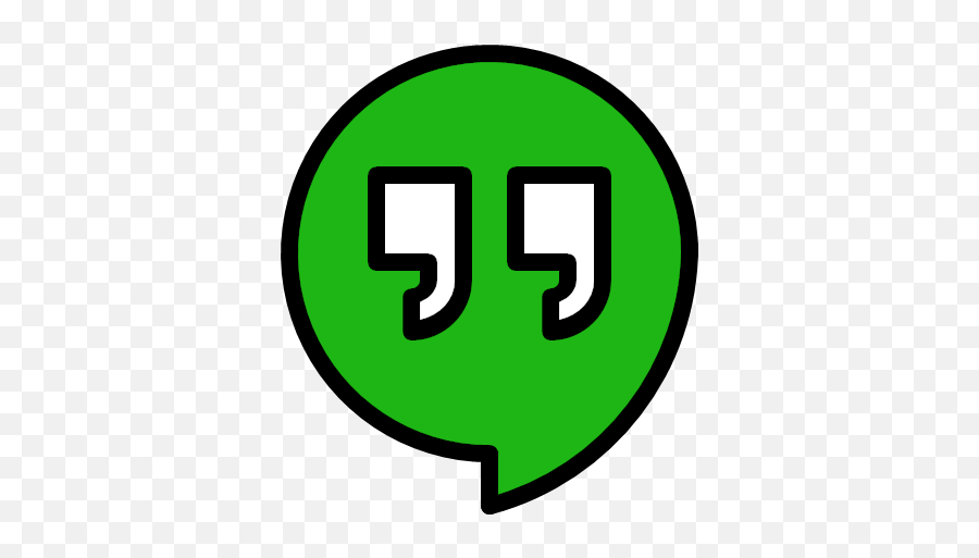 Google Hangouts Media Service Social Icon Emoji,Google Hangouts Logo