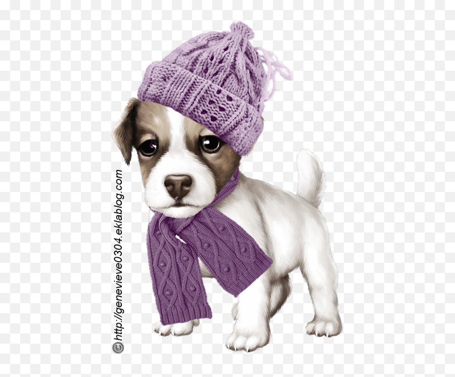 Click For A Larger View Cute Clipart - Dog Clothes Emoji,Christmas Dog Clipart