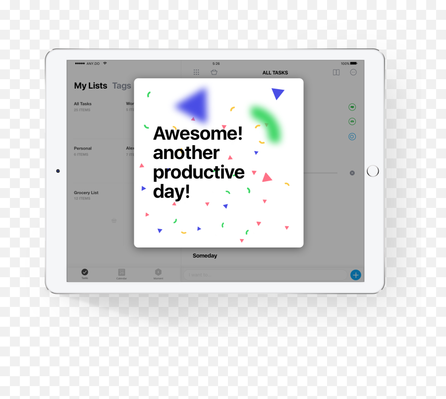 The Best Daily Planner App For Ipad Anydo - Ipad Planner App Emoji,Ipad Stuck On Apple Logo