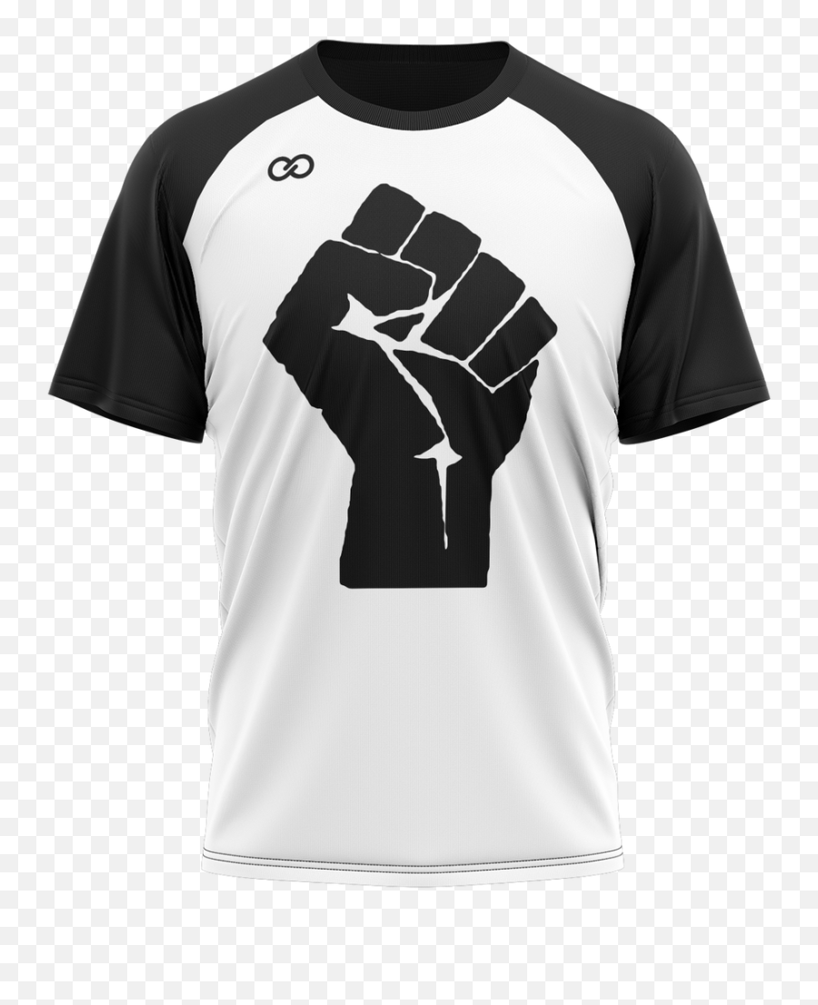 Black Lives Matter Tee - Black Silhouette Raised Fists Emoji,Black Lives Matter Fist Logo