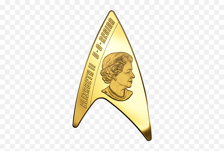 Delta Coin - Canada Mint Star Trek Emoji,Starfleet Command Logo