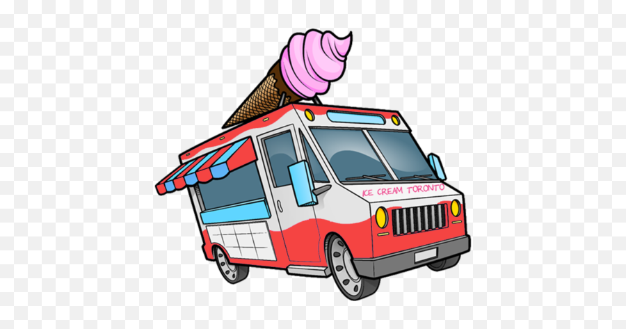 Ice Cream Truck Rental In Toronto - Ice Cream Van Emoji,Ice Cream Truck Clipart