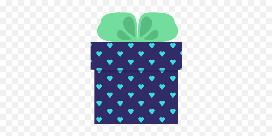 Blue Hearts Gift Box Green Bow Icon 11 - Transparent Png Emoji,Green Bow Png