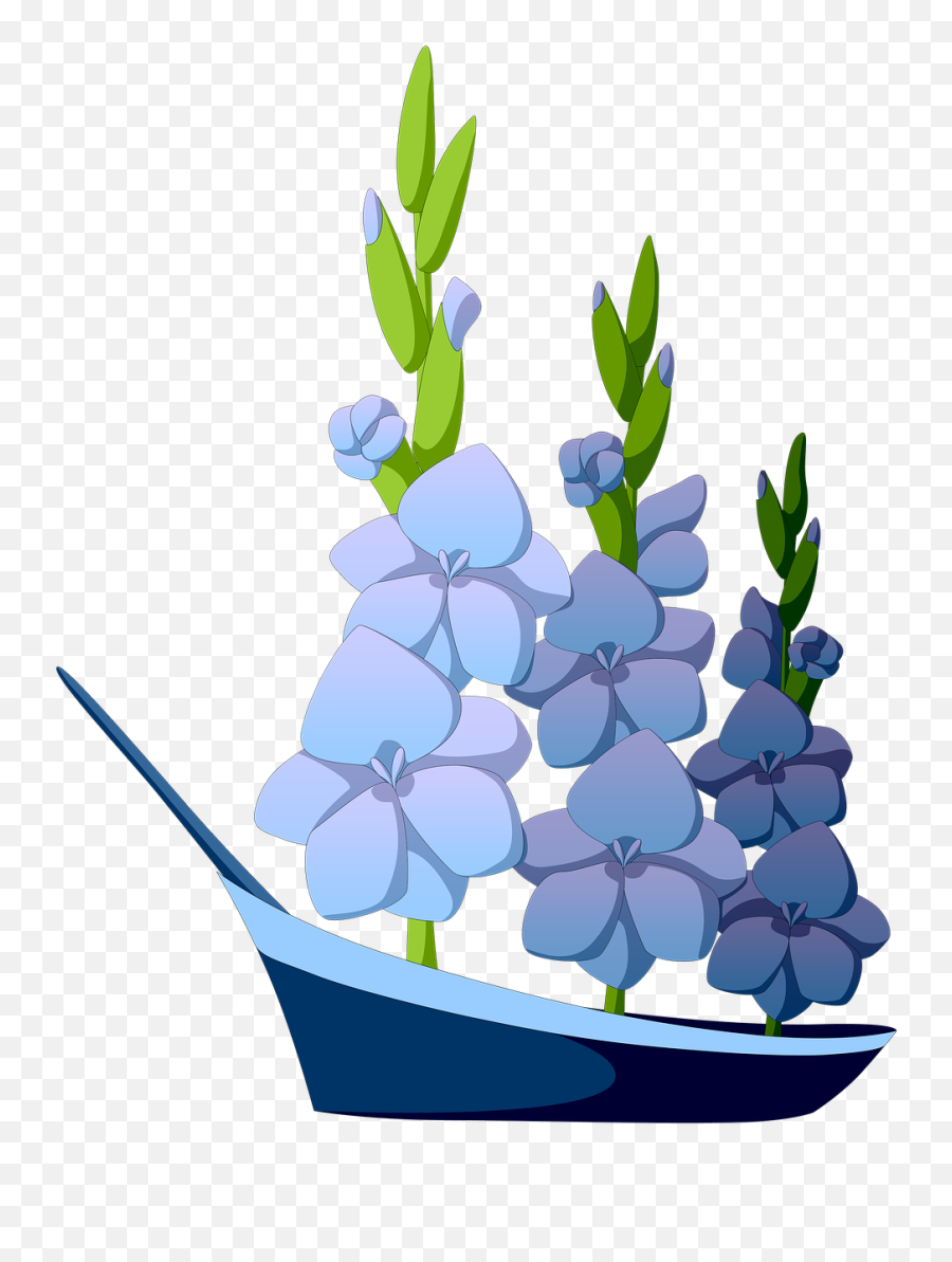 Gladiolus Blue Flower - Free Image On Pixabay Emoji,Blue Flower Png