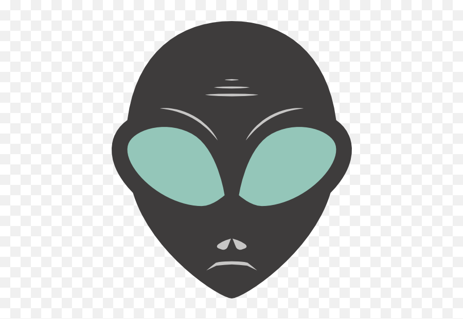 Black Alien Face Sticker Emoji,Alien Face Png