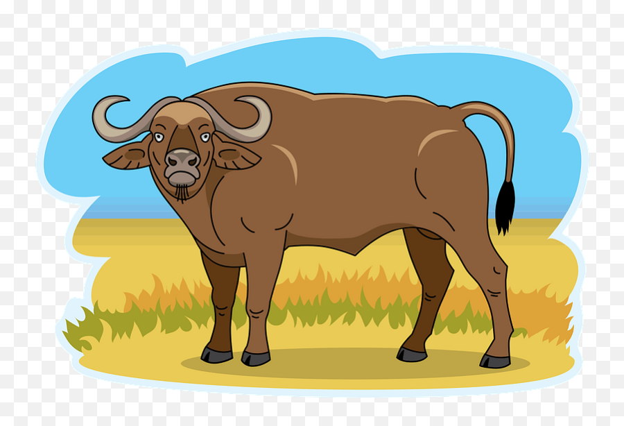 Buffalo Clipart - Animal Figure Emoji,Buffalo Clipart